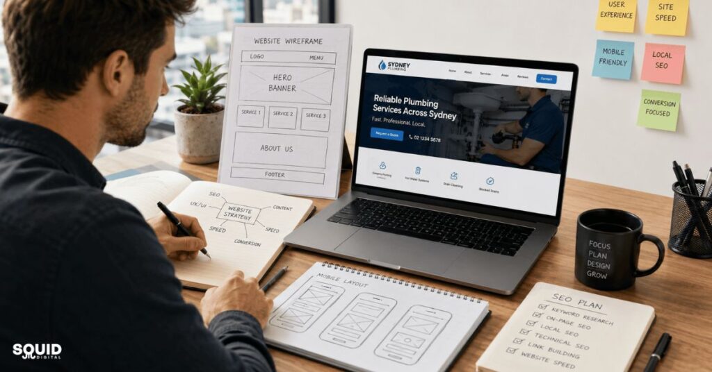 Planning Website Design for Service Businesses with SEO-focused structure