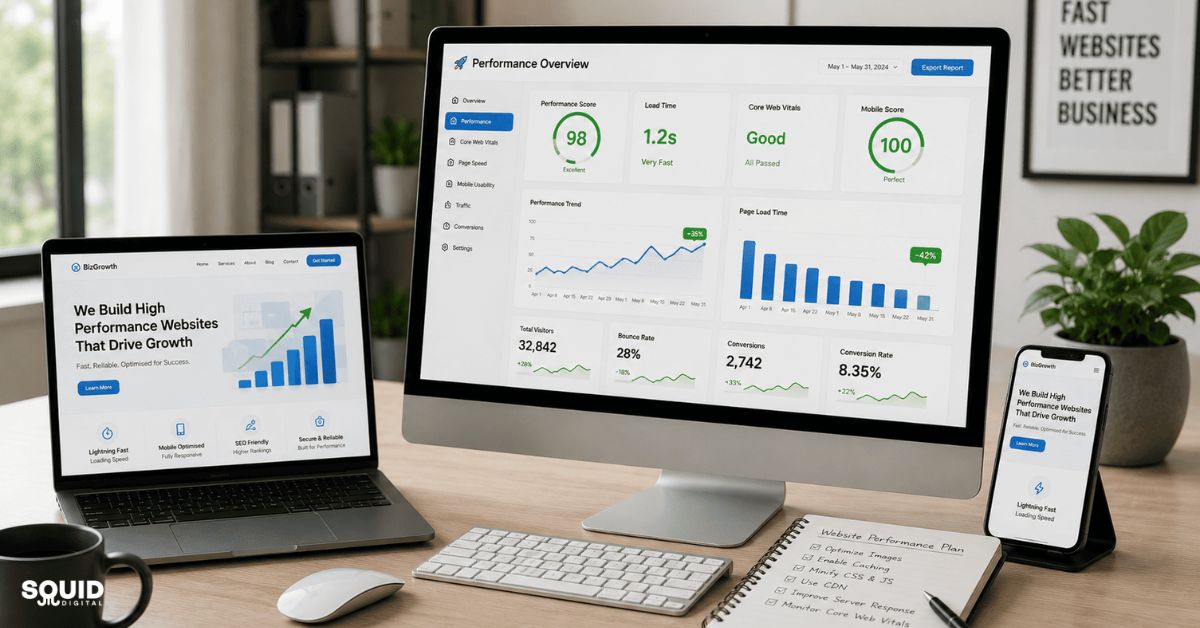 Long-term business growth supported by effective web speed optimisation