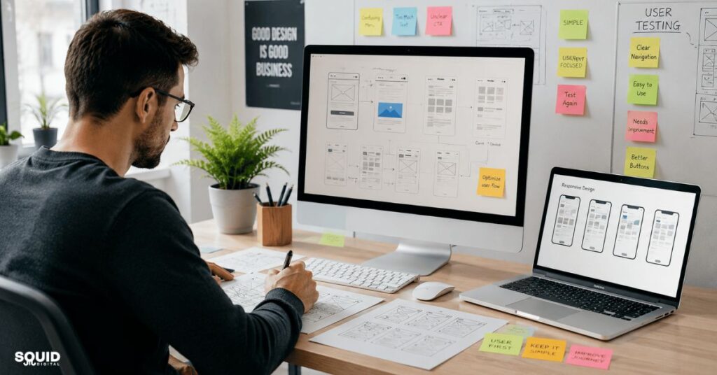 UX specialist implementing website improvements that help improve conversions and user experience.